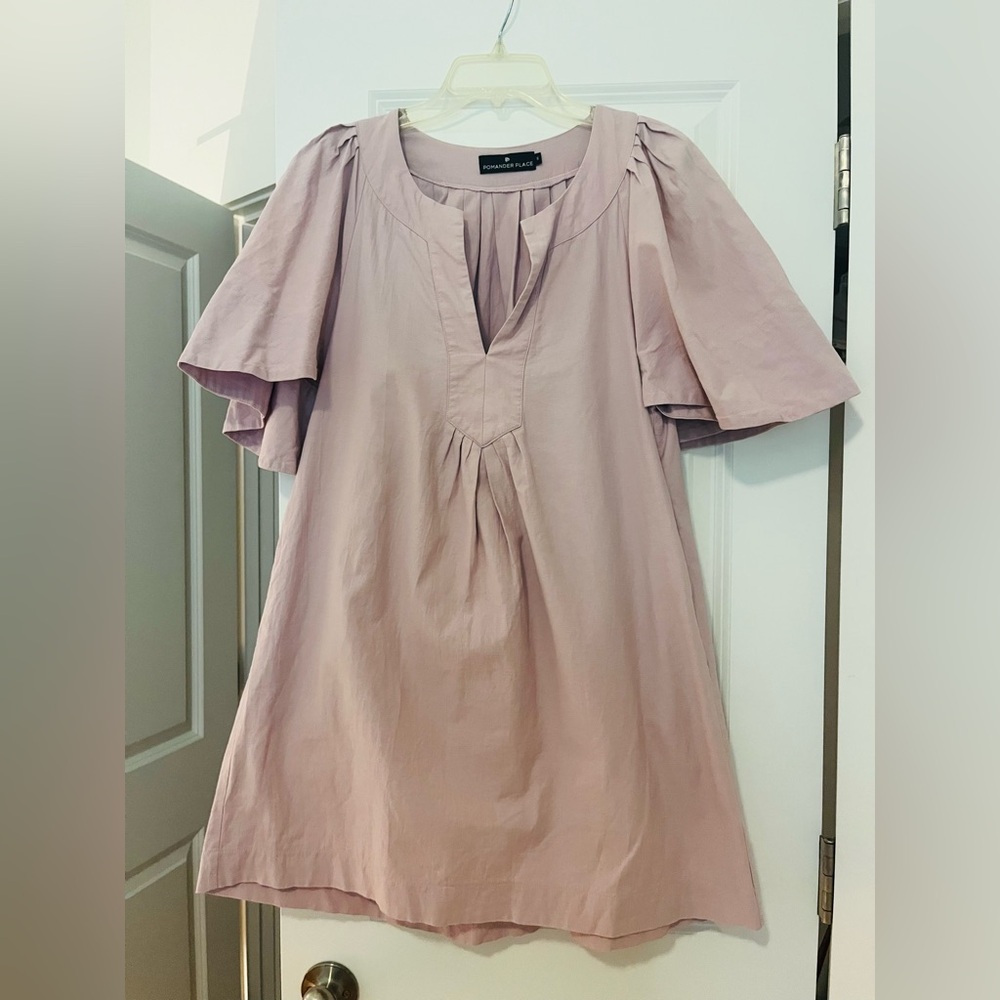 Pomander Place flutter sleeve dress